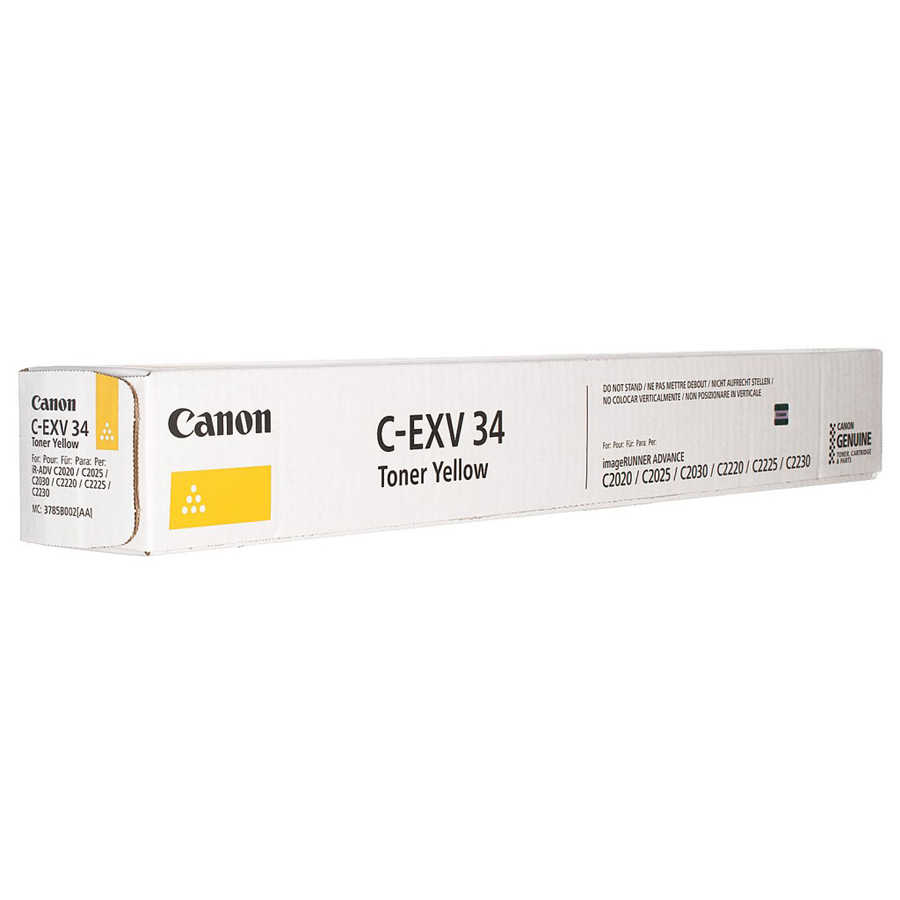 Canon C-EXV 34 Orijinal Sarı Fotokopi Toner 3785B002