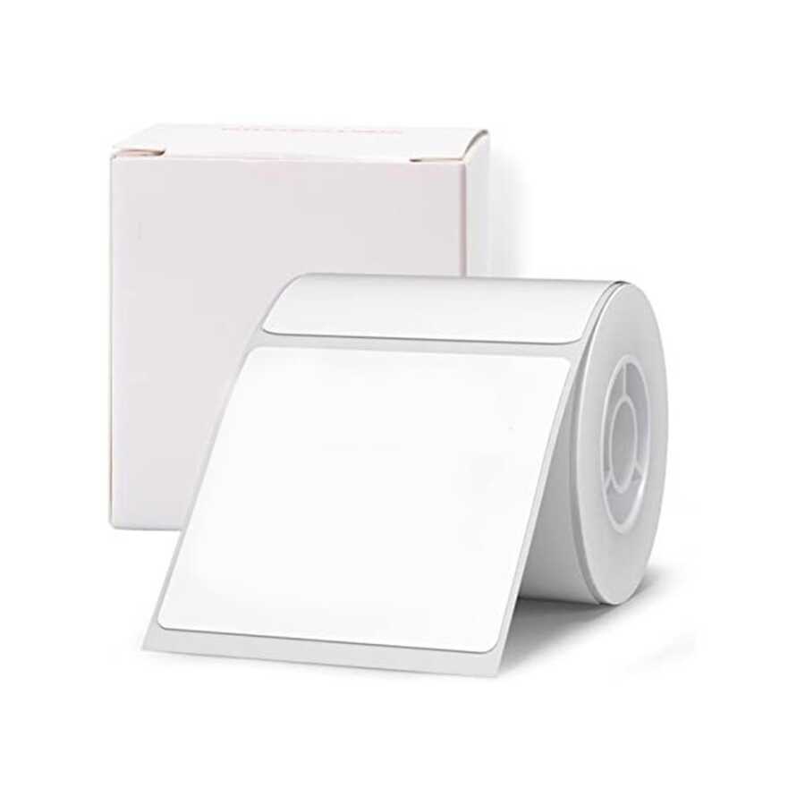 Niimbot T50x50mm 150 Adet Beyaz Kare Etiket (B1,B21S,B3S)