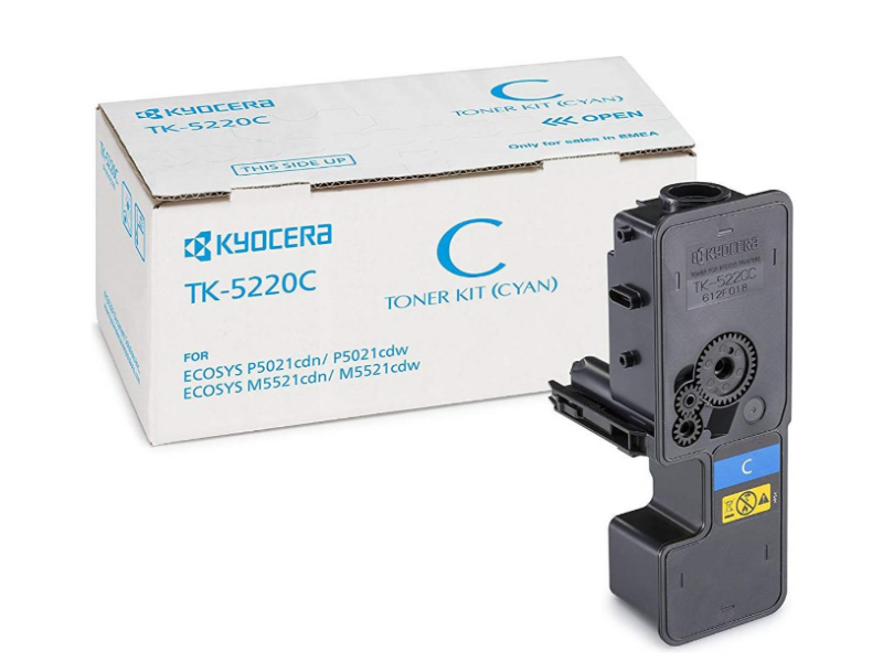 Kyocera TK-5220C Mavi Orijinal Toner 1200 Sayfa