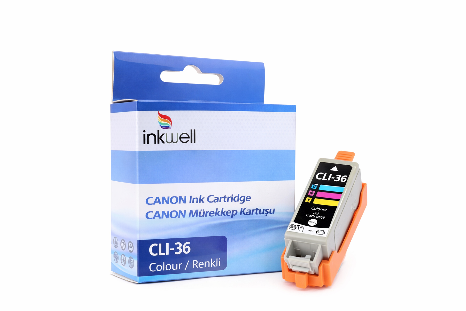 Canon CLI-36 Renkli Muadil Kartuş 1511B001