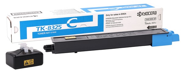 Kyocera TK-8325 C Orijinal Mavi Toner Taskalfa  2551ci