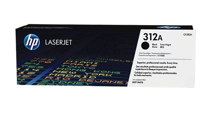 HP 312A CF380A Siyah Orijinal Toner 2600 Sayfa