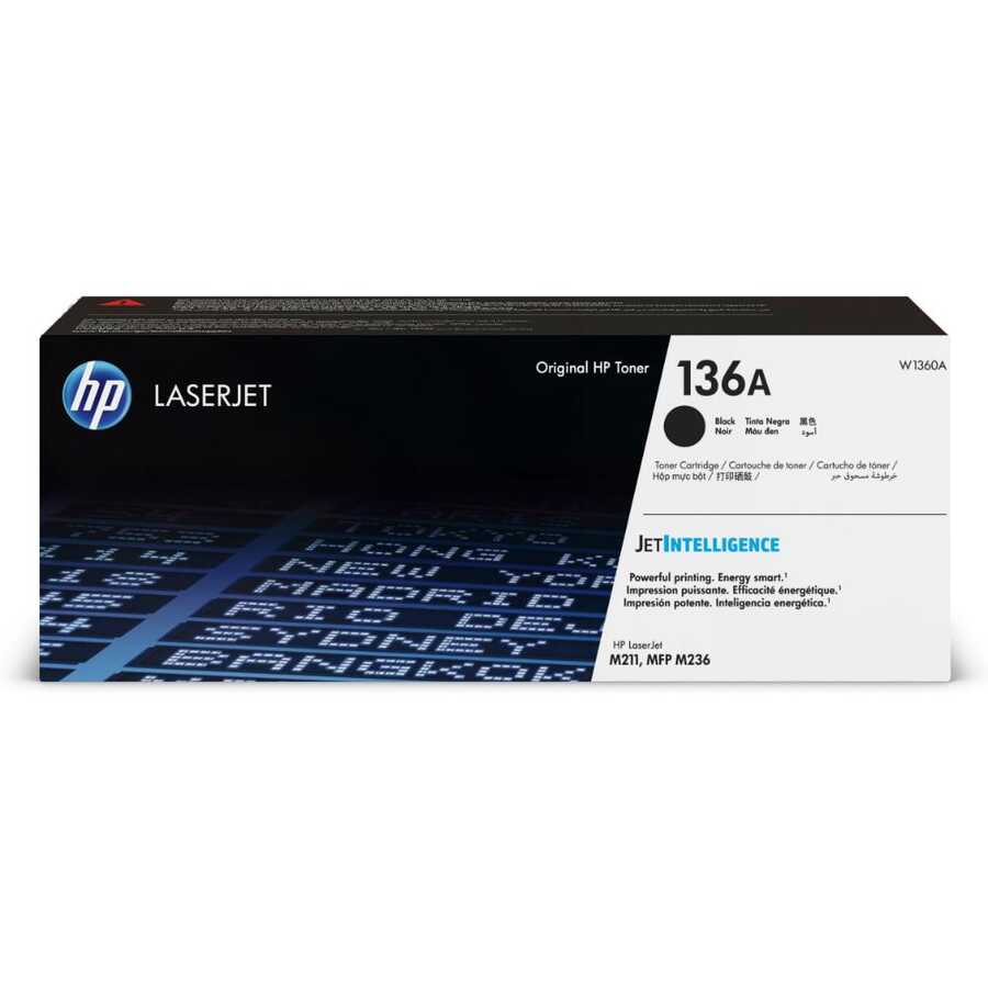 HP 136A W1360A Siyah Orijinal Toner 1150 Sayfa