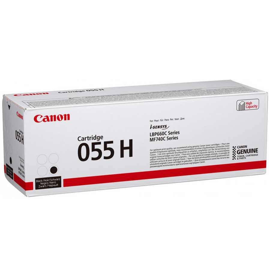 Canon CRG-055H Siyah Orijinal Toner Yüksek Kapasiteli 3020C002 7.600 Sayfa