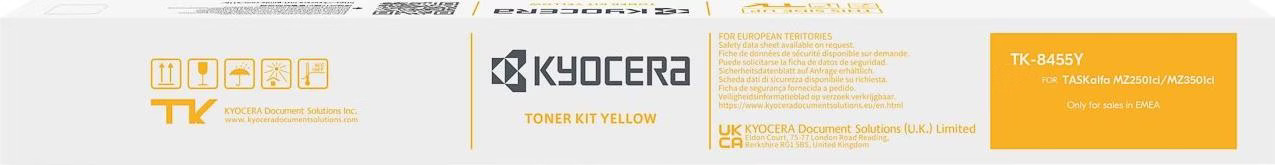 Kyocera TK-8455Y Orijinal Sarı Toner