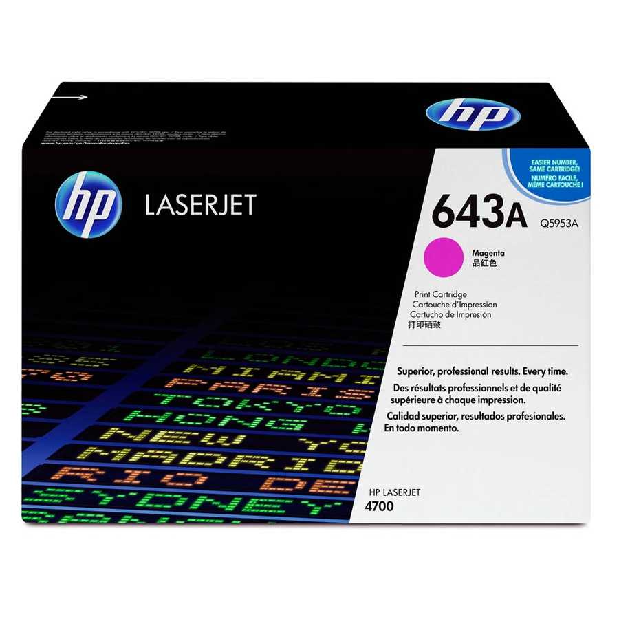 HP 643A Q5953A Kırmızı Orijinal Toner 10.000 Sayfa