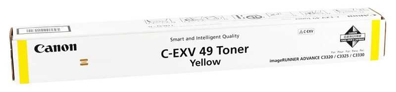Canon C-EXV 49 Orijinal Sarı Fotokopi Toner
