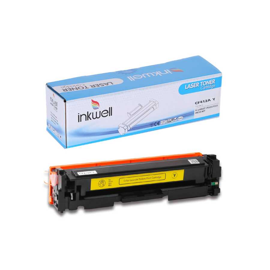 HP CF412A (410A) Sarı Muadil Lazer Toner - 2.300 Sayfa