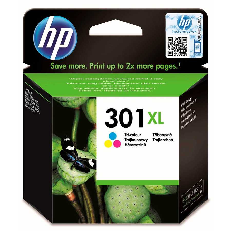 Hp 301XL CH564EE Renkli Orijinal Kartuş 330 Sayfa
