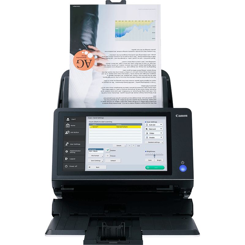 Canon imageFORMULA ScanFront 400 A4 Dokunmatik Ekranlı Döküman Tarayıcı