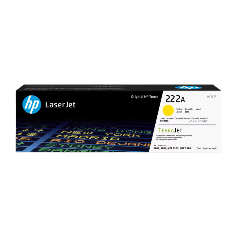 HP 222A W2222A Sarı Orijinal Toner