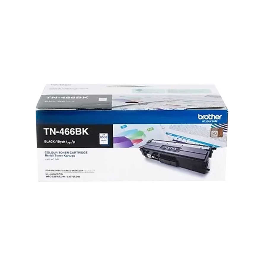 Brother TN-466BK Siyah Orijinal Lazer Toner - 6.500 Sayfa