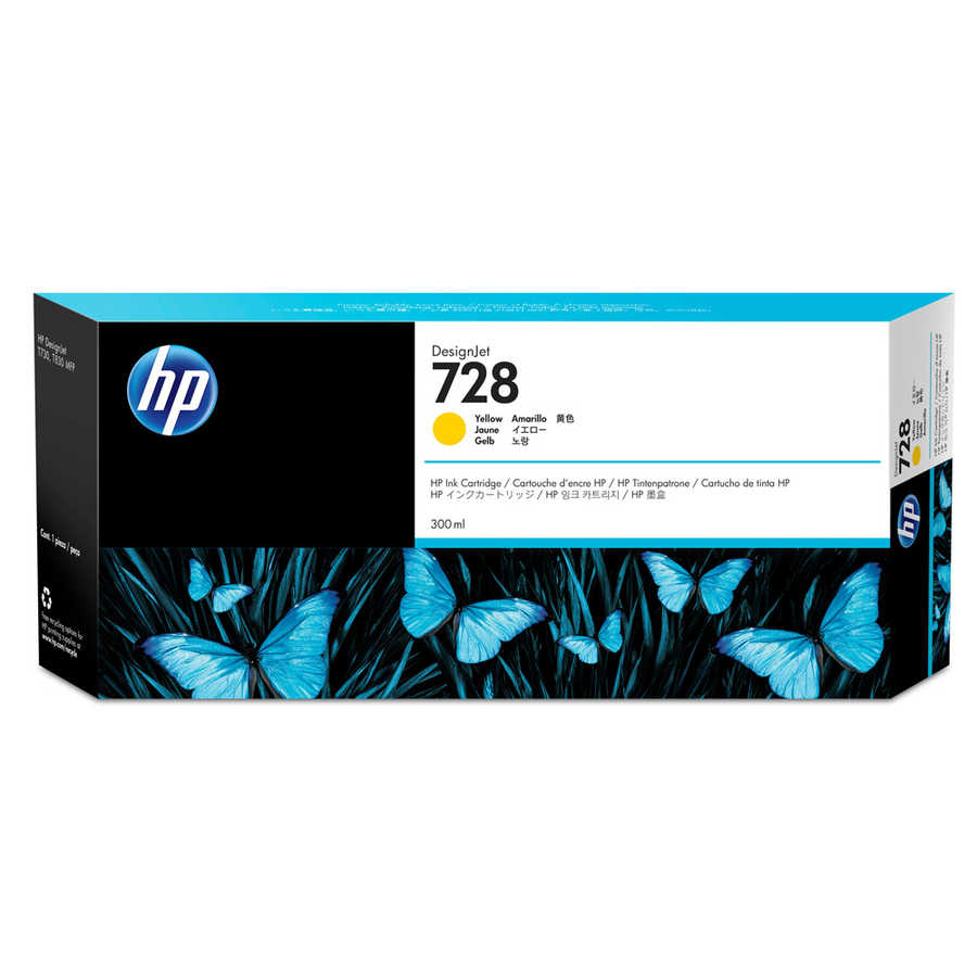 HP 728 F9K15A Sarı Ekstra Yüksek Kapasiteli Orijinal Kartuş 300ml