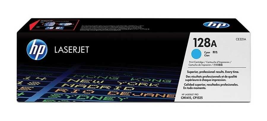 HP 128A CE321A Mavi Orijinal Toner 1.300 Sayfa