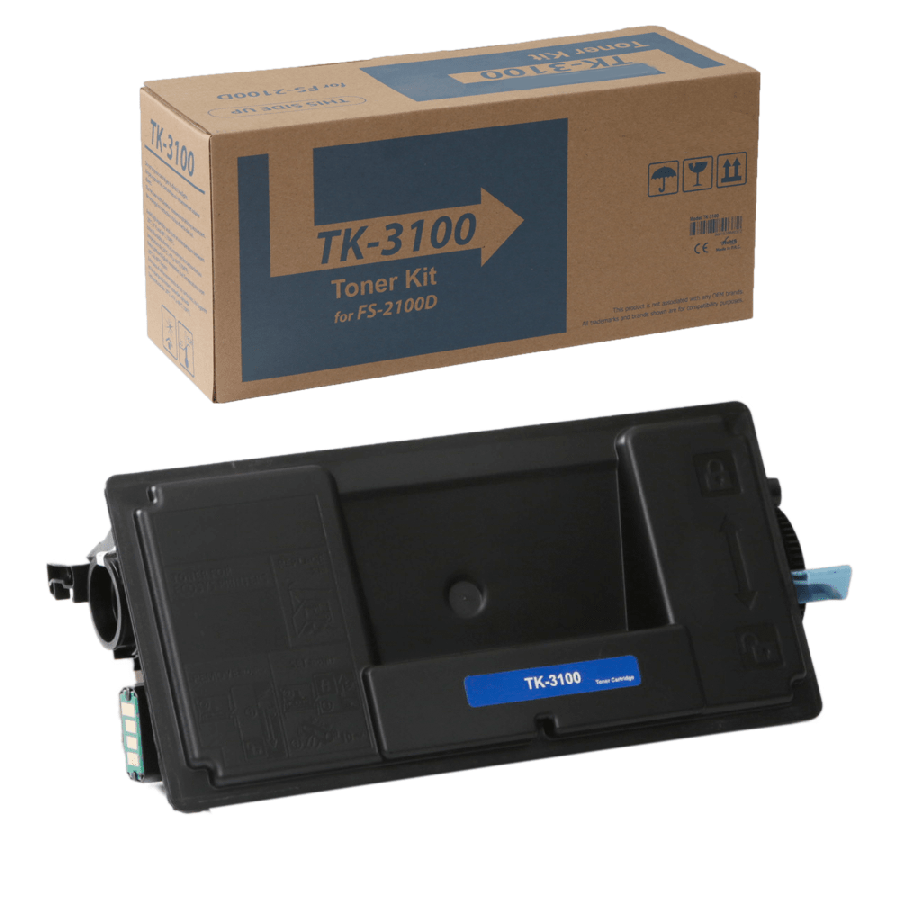 Kyocera TK-3100 Siyah Muadil Toner 12500 Sayfa