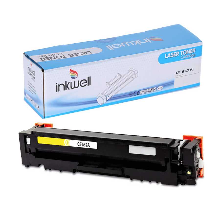 HP 205A CF532A Sarı Muadil Lazer Toner - 900 Sayfa