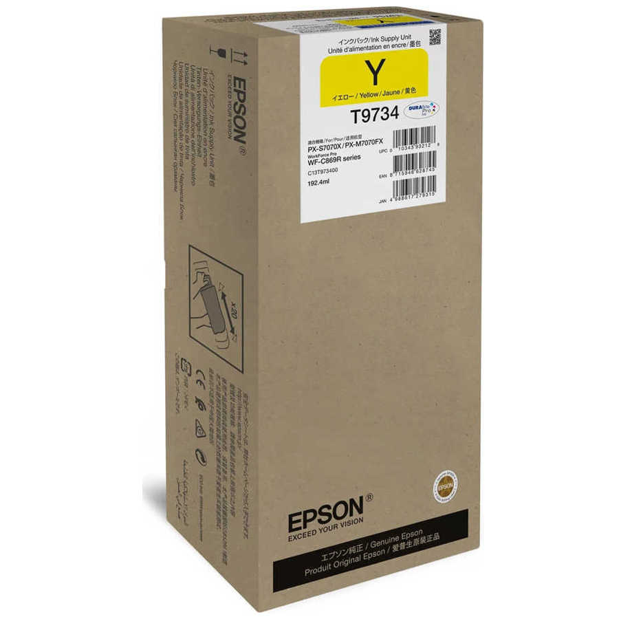 Epson T9734 C13T973400 XL Orijinal Sarı Kartuş 22.000 Sayfa