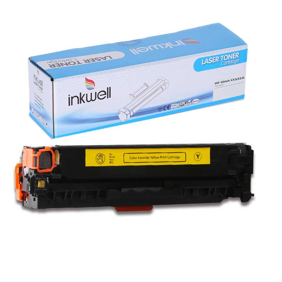 HP 304A Sarı Muadil Toner CC532A - 2.800 Sayfa