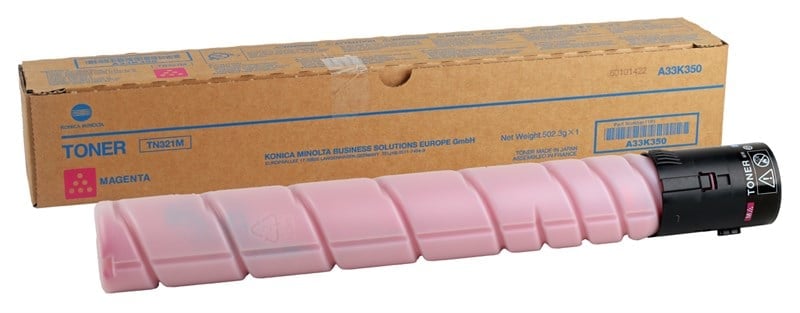 Konica Minolta TN-321M Kırmızı Orijinal Toner 25.000 Sayfa