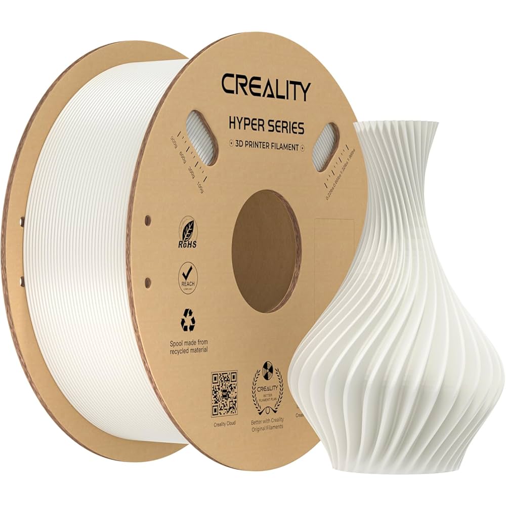 Creality Hyper+ PLA White Beyaz Yüksek Hızlı 3D Yazıcı Filamenti 1.75mm 1Kg