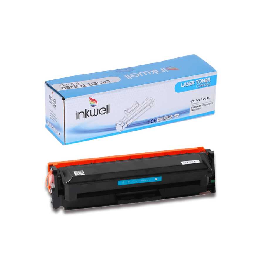 HP CF411X (411X) Mavi Yüksek Kapasiteli Muadil Lazer Toner - 5.000 Sayfa