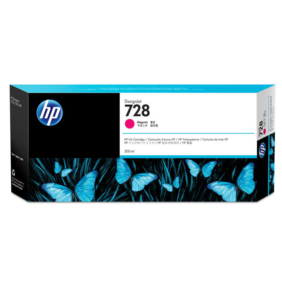HP 728 F9K16A Kırmızı Ekstra Yüksek Kapasiteli Orijinal Kartuş 300ml