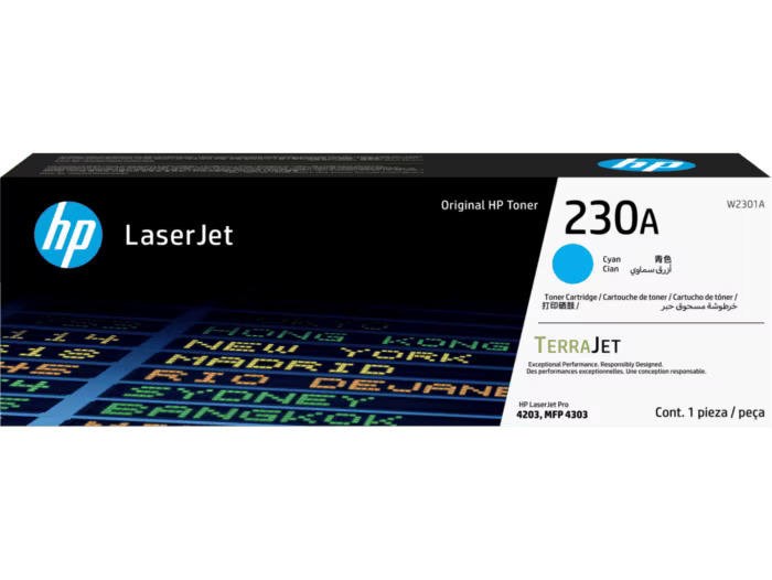 HP W2301A (230A) Mavi Orijinal Lazer Toner
