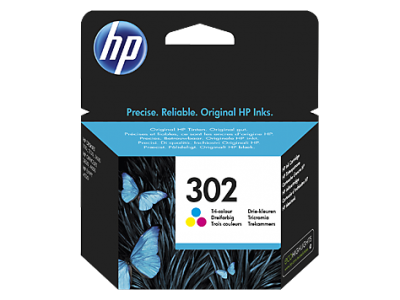 HP 302 F6U65AE Renkli Orijinal Mürekkep Kartuş  200 Sayfa