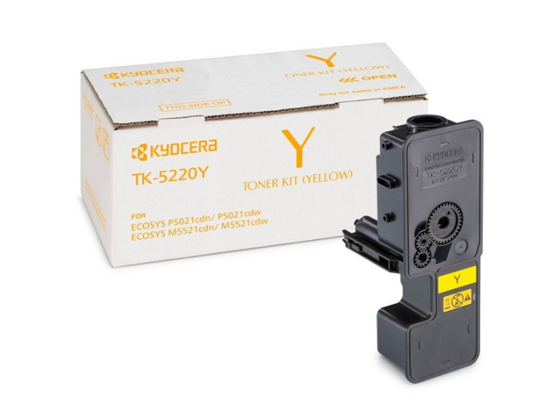 Kyocera TK-5220Y Sarı Orijinal Toner 1200 Sayfa