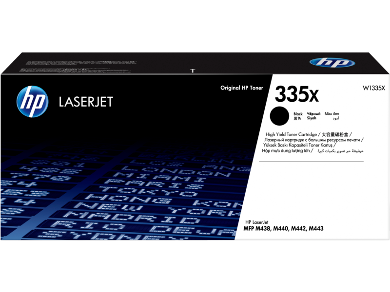 HP 335X W1335X Siyah Orijinal Yüksek Kapasiteli Toner 13700 Sayfa