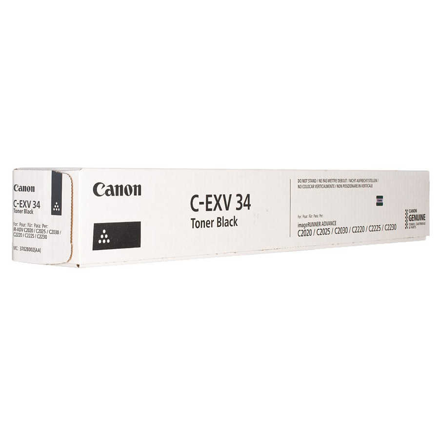 Canon C-EXV 34 Orijinal Siyah Fotokopi Toner 3782B002