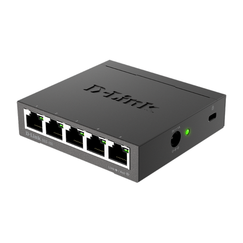 D-Link DGS-105 5 Port 10/100/1000 Gigabit Y�netimsiz Switch Metal