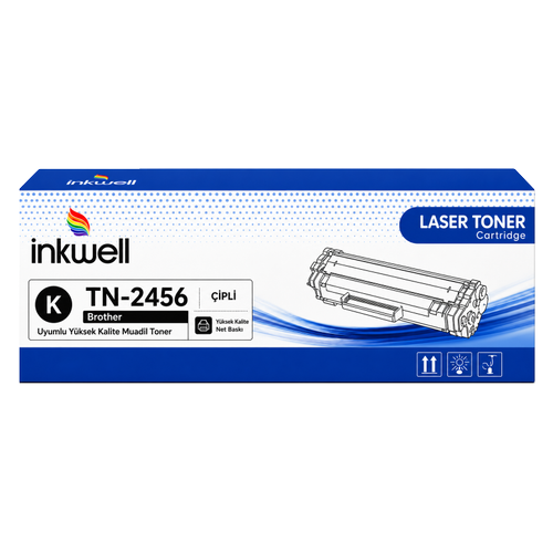 Brother TN-2456 Siyah Y�ksek Kalite Muadil Toner - 3.000 Sayfa
