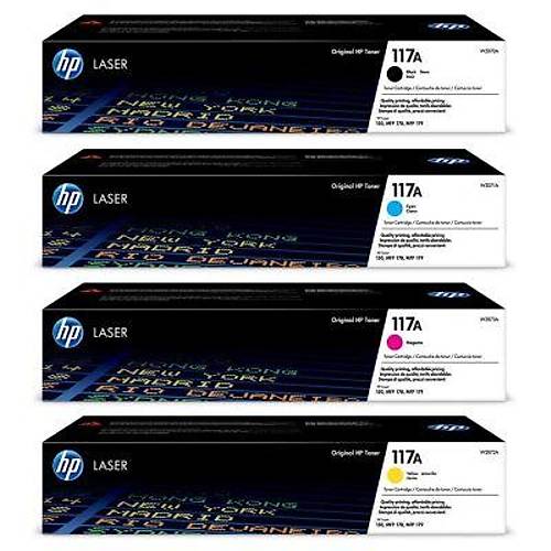 HP 117A Orjinal Toner Seti T�m Renkler