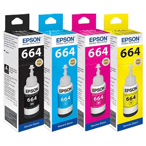 Epson T664 Orijinal M�rekkep Seti T�m Renkler