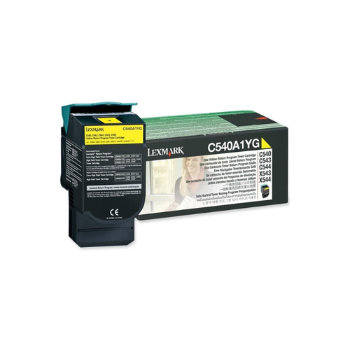 Lexmark C540A2YG Sar� Orijinal Toner - 6000 Sayfa