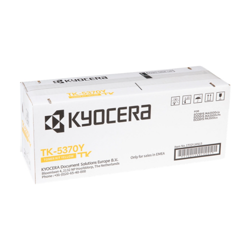 Kyocera TK-5370Y Sar� Orijinal Toner 5000 Sayfa