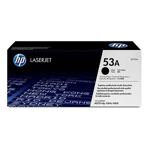 HP 53A  (Q7553A) Siyah Orijinal LaserJet Toner Kartu�u 3000 Sayfa