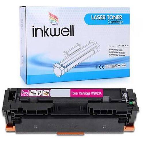 HP 415A K�rm�z� Muadil Toner W2033A �ipli - 2.400 Sayfa