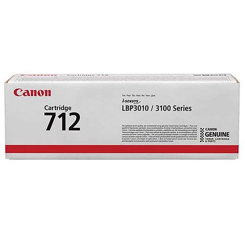 Canon CRG-712 Siyah Orijinal Toner 1870B002 1.500 Sayfa