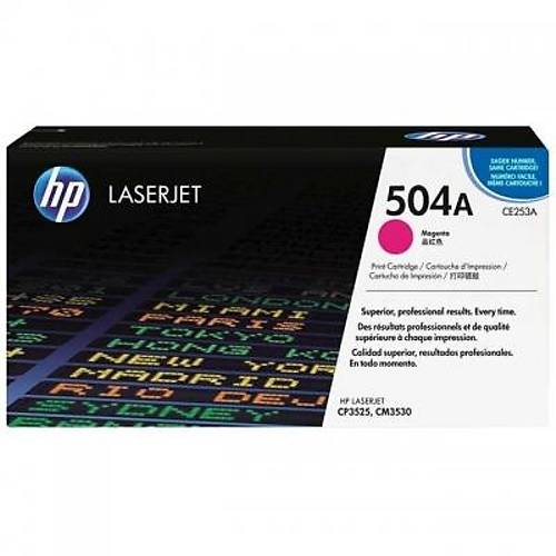 HP 504A K�rm�z� Orijinal Toner CE253A - 7.000 Sayfa