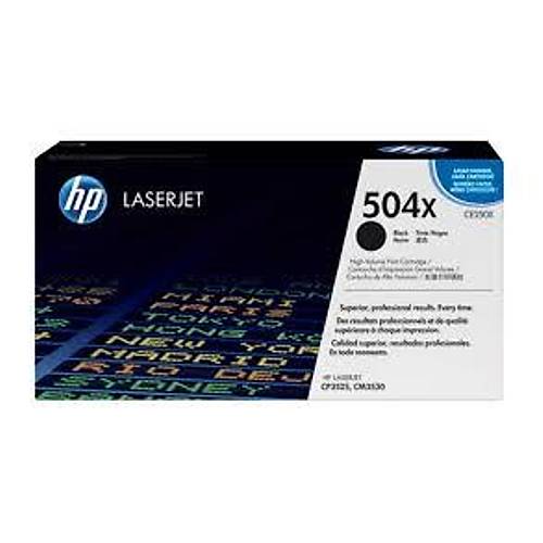 HP 504X (CE250X) Siyah�Orijinal Y�ksek Kapasiteli Toner 10500 Sayfa
