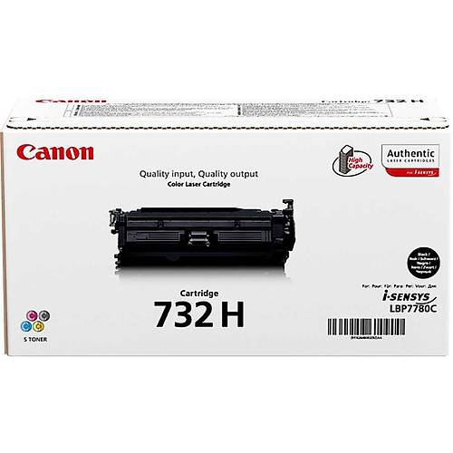 Canon CRG-732H Siyah Orijinal Toner Y�ksek Kapasiteli 6264B002 12.000 Sayfa