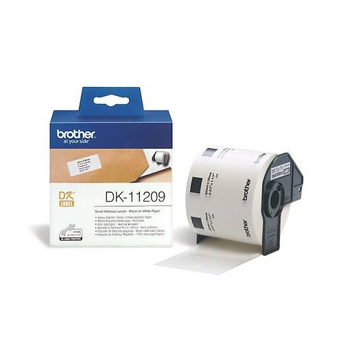 Brother P-Touch DK-11209 DK Etiket K���k Adres Etiketi 29MM x 62MM 800 Adet