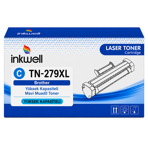 Brother TN-279XL Y�ksek Kapasiteli Mavi Muadil Toner
