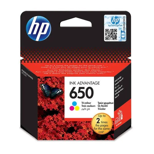 HP 650 CZ102AE Renkli Orijinal Kartu�