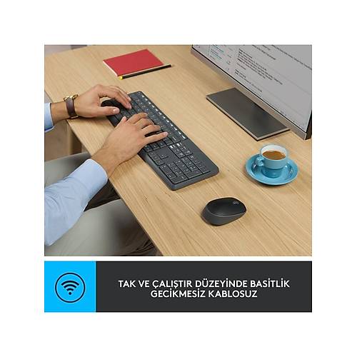 Logitech 920-007925 MK235 Kablosuz Klavye Mouse Set