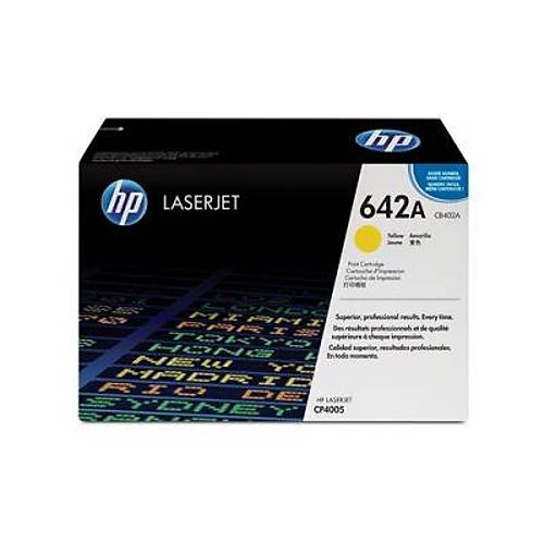 HP 642A (CB402A) Sar� Orijinal Toner 7500 Sayfa