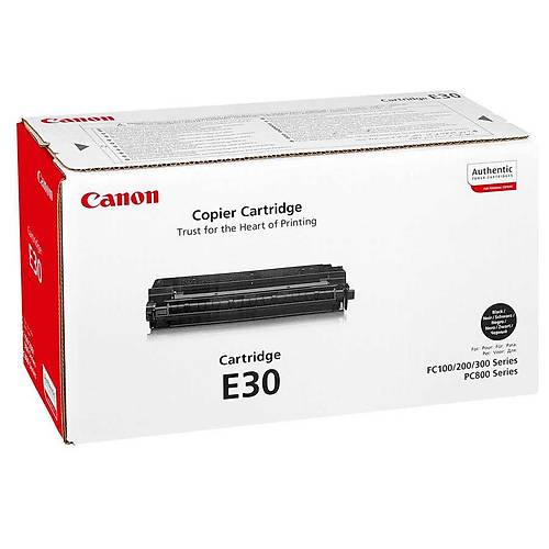 Canon E30 Siyah Orijinal Toner 1491A003 4.000 Sayfa