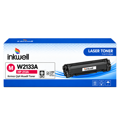 HP 213A W2133A K�rm�z� �ipli Muadil Toner 3.000 Sayfa